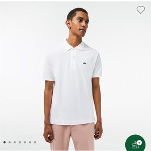 Lacoste White Polo T-Shirt
